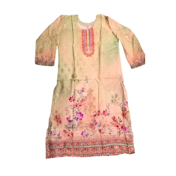 Digital Printed One Pcs Kurti 100005