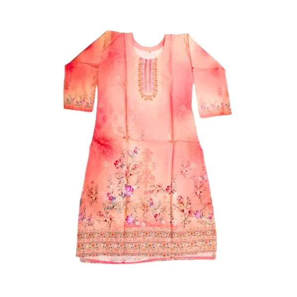 Digital Printed One Pcs Kurti 100002